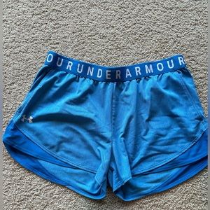 Under Armour Athletic Shorts with Pockets- Size Large